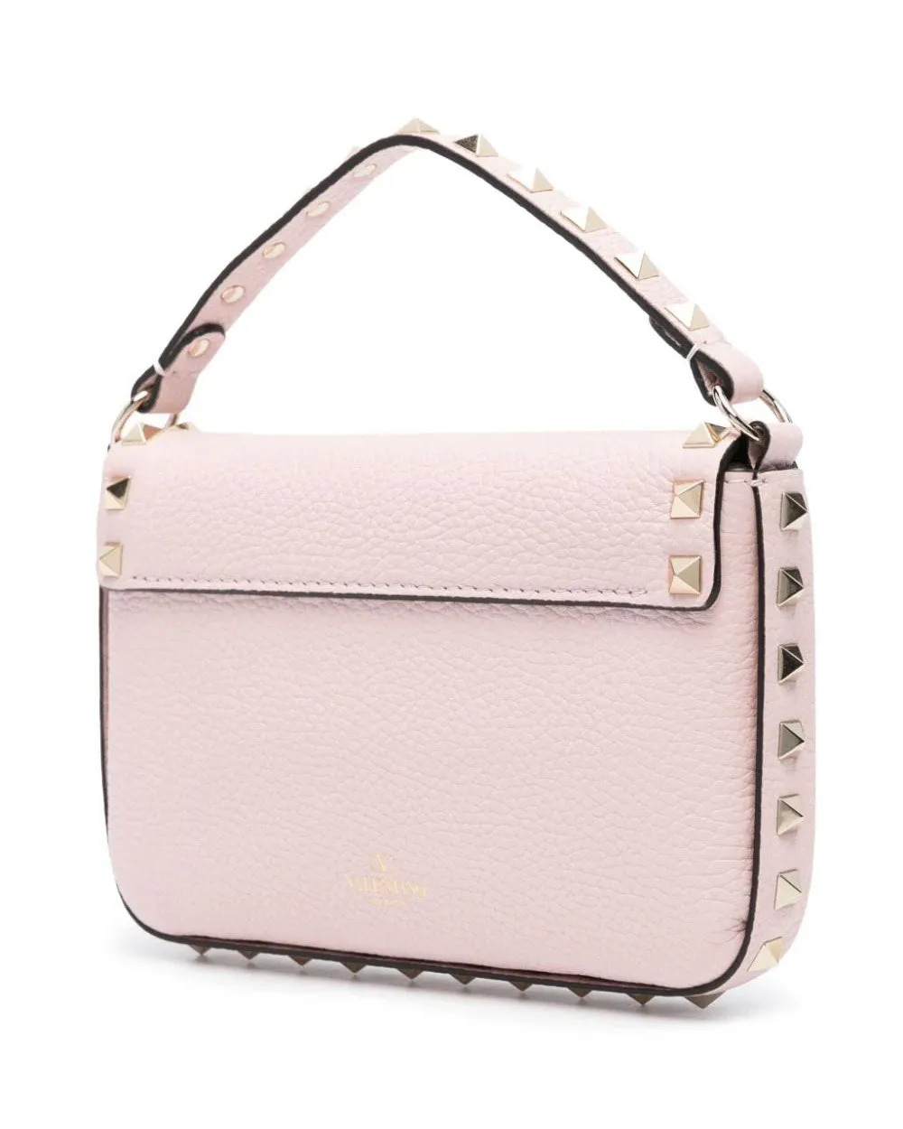 Rockstud Pouch in Rose Quartz