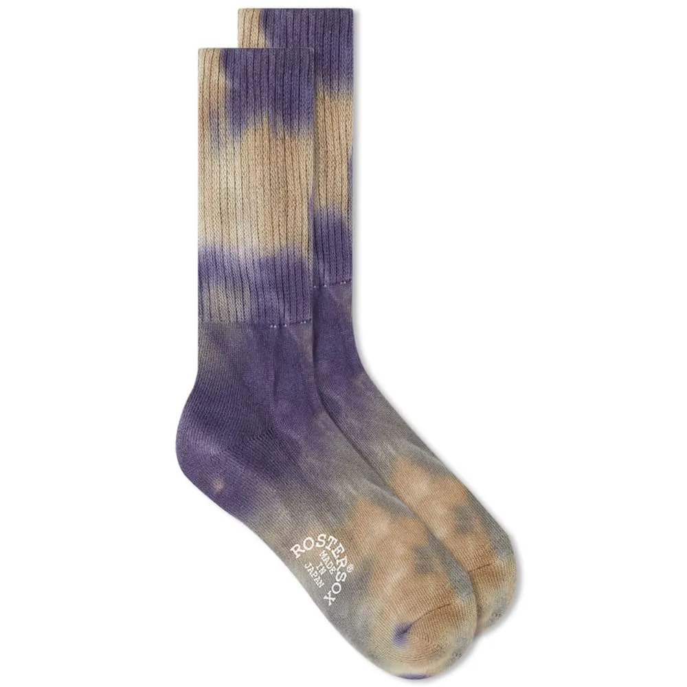 Rostersox Tie Dye SockPurple