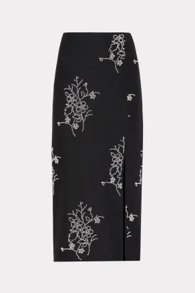 Santanna Beaded Embroidery Skirt