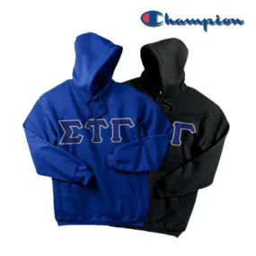 Sigma Tau Gamma Champion Powerblend Hoodie, 2-Pack Bundle Deal - Champion S700 - TWILL