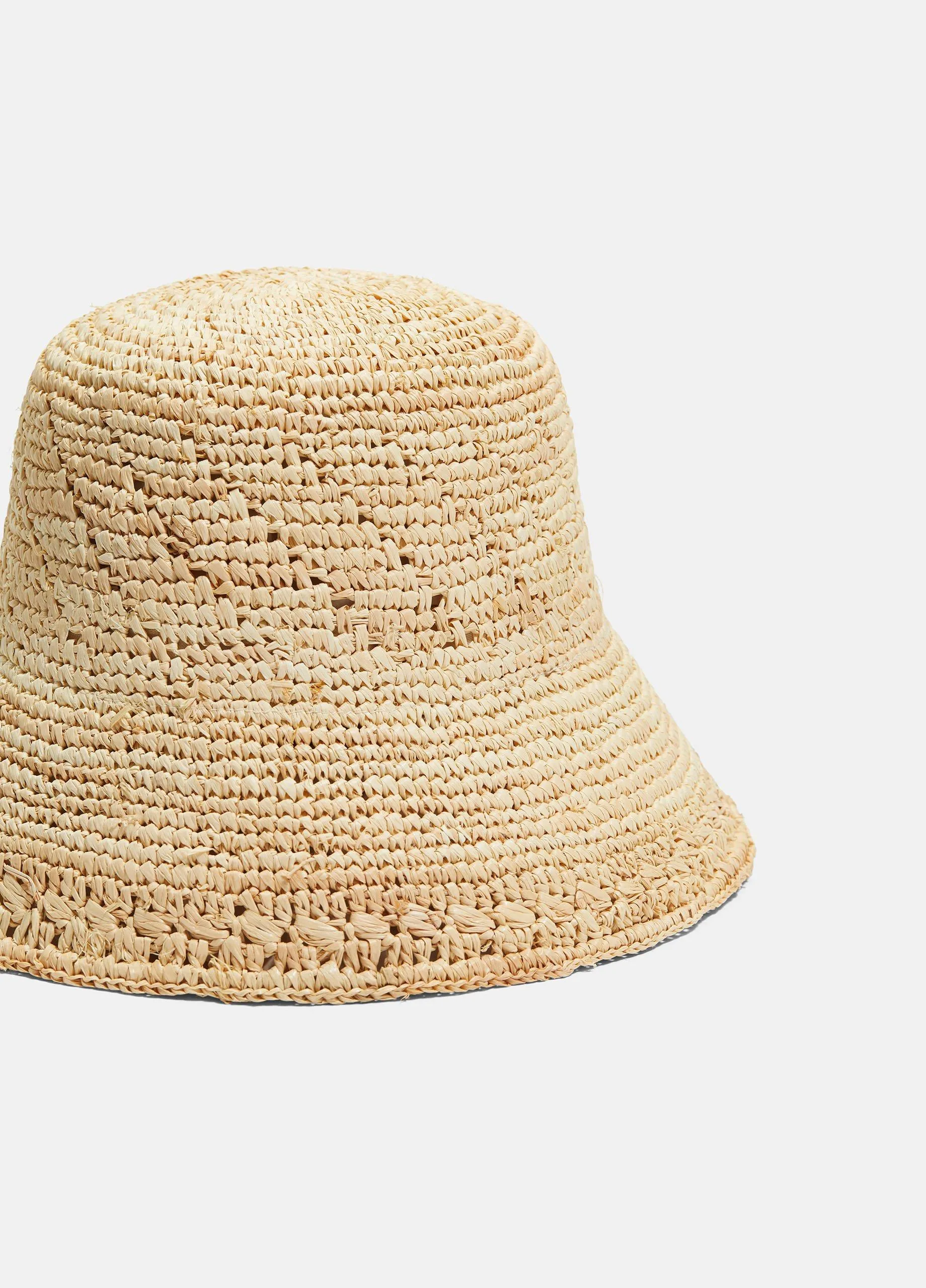 Straw Bucket Hat