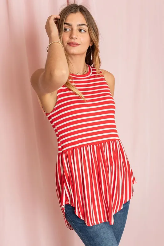 Susan Striped Tank Top - 5 Colors