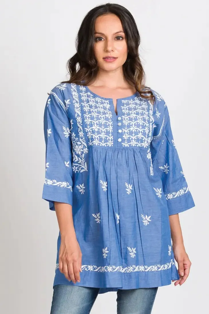 Tarika Chambray Tunic