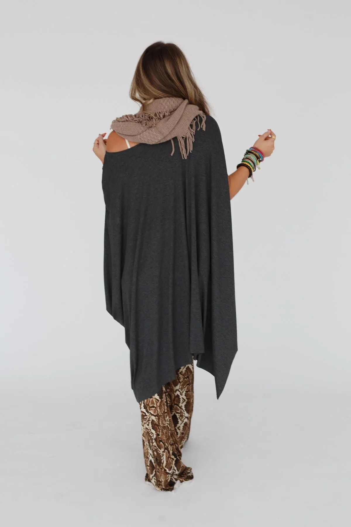 The Wren Tunic - Charcoal