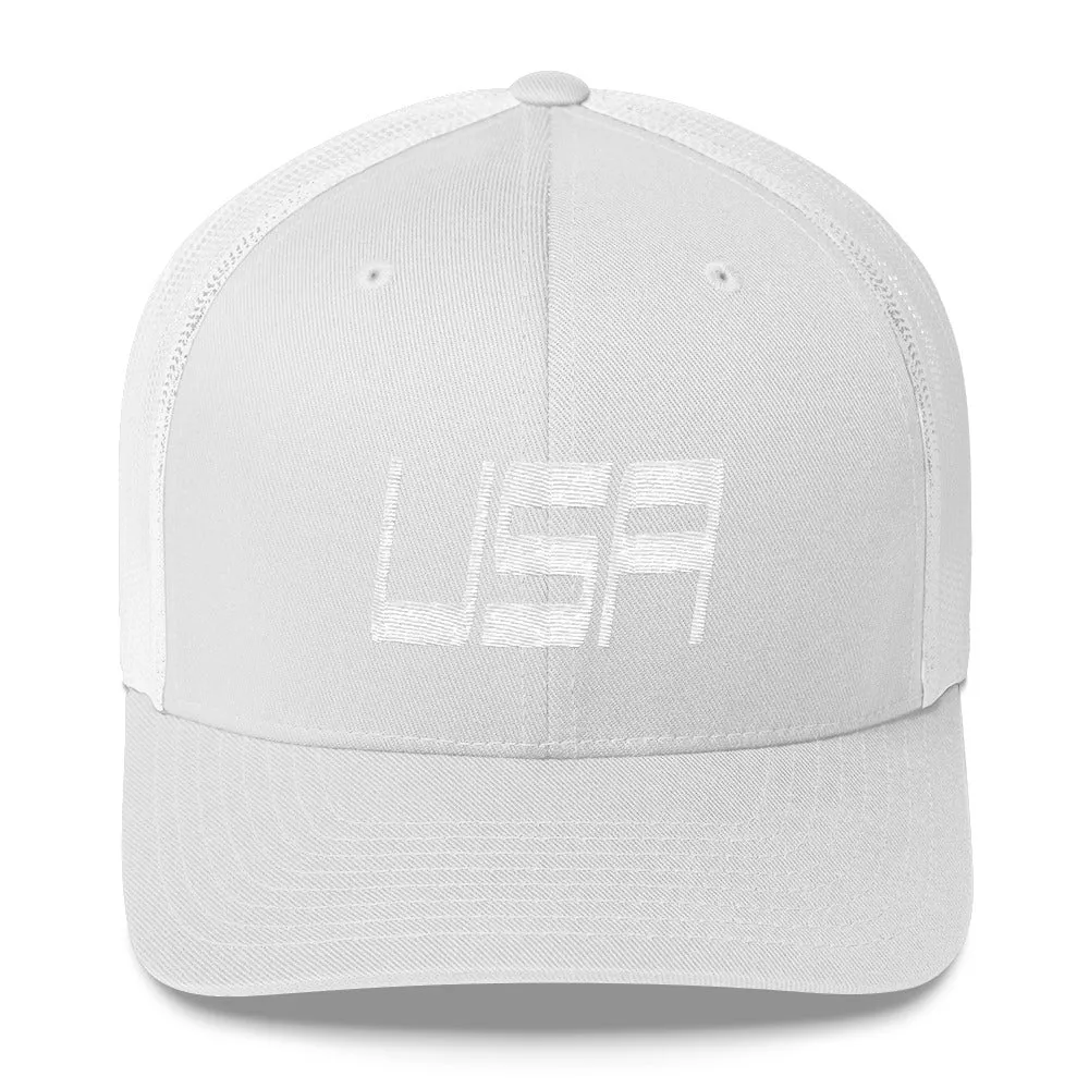 USA Designs - Embroidered Trucker Hat - USA