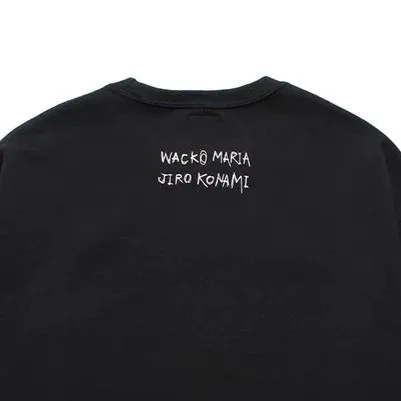 WACKO MARIA  |Crew Neck Street Style Long Sleeves Plain Cotton Sweatshirts