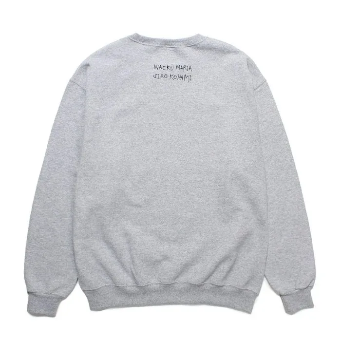 WACKO MARIA  |Crew Neck Street Style Long Sleeves Plain Cotton Sweatshirts