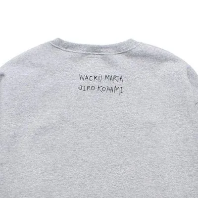 WACKO MARIA  |Crew Neck Street Style Long Sleeves Plain Cotton Sweatshirts