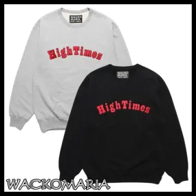 WACKO MARIA  |Street Style U-Neck Long Sleeves Plain Cotton Logo