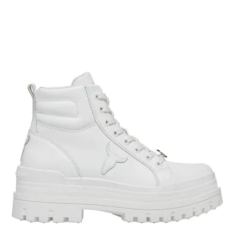 Windsor Smith DISASTER WHITE LEATHER BOOT