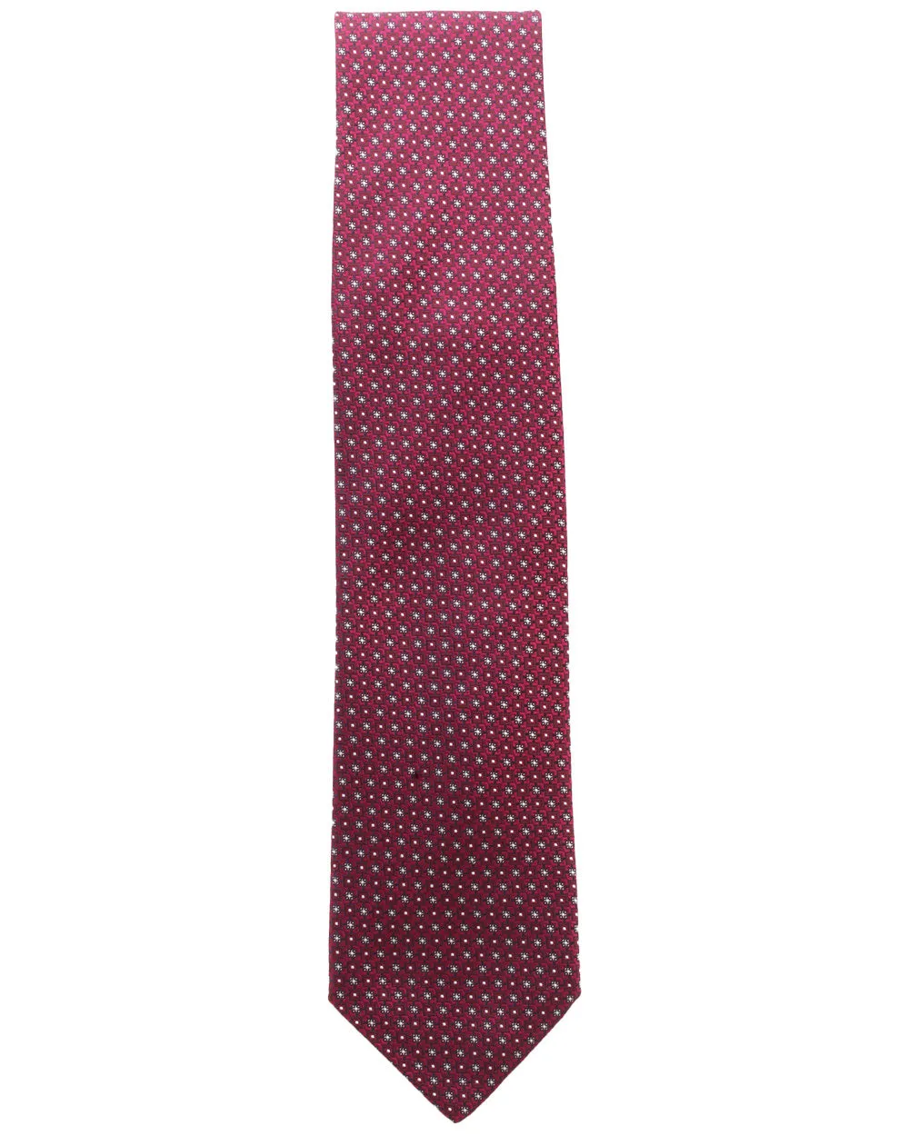 Wine Micro Knit Silk Tie