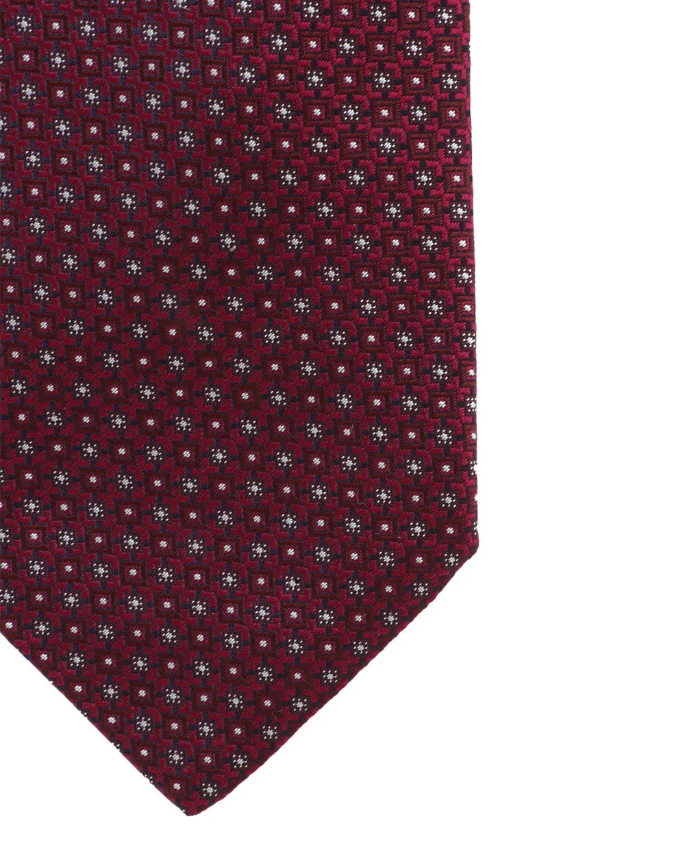 Wine Micro Knit Silk Tie