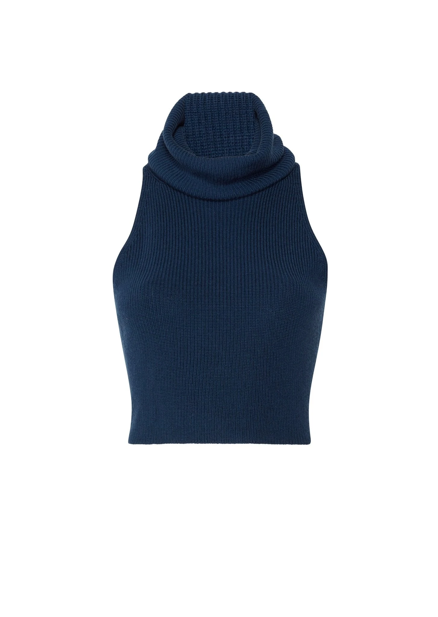 		Wool Turtleneck Tank	