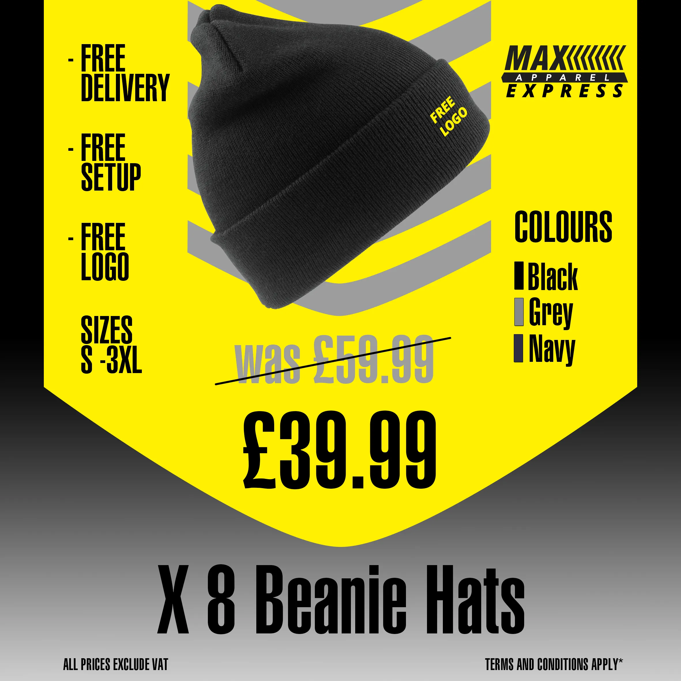 X8 Beanie Hats