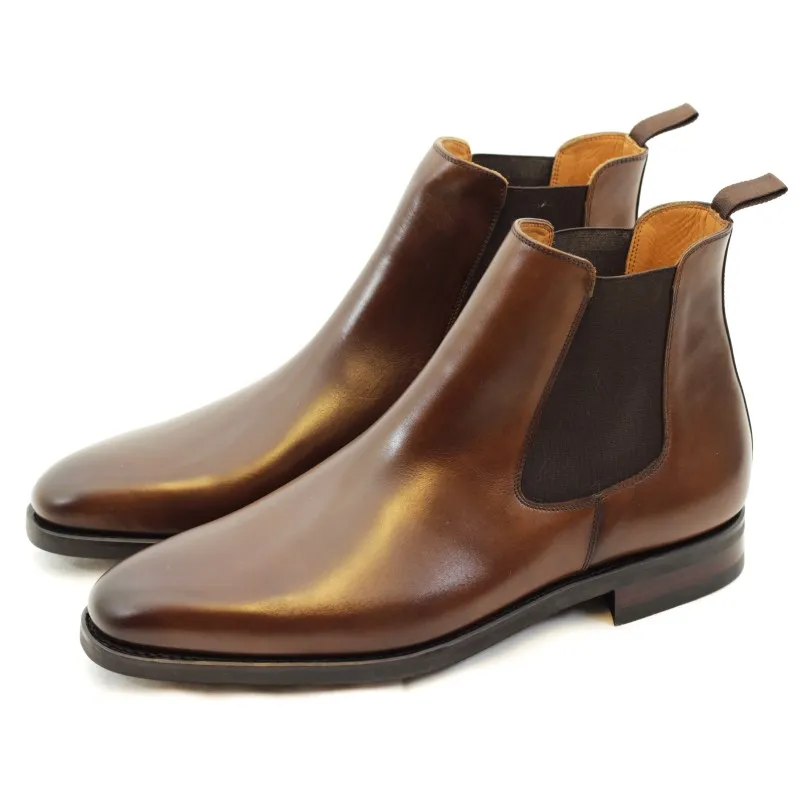 Yanko chelsea boot dark brown