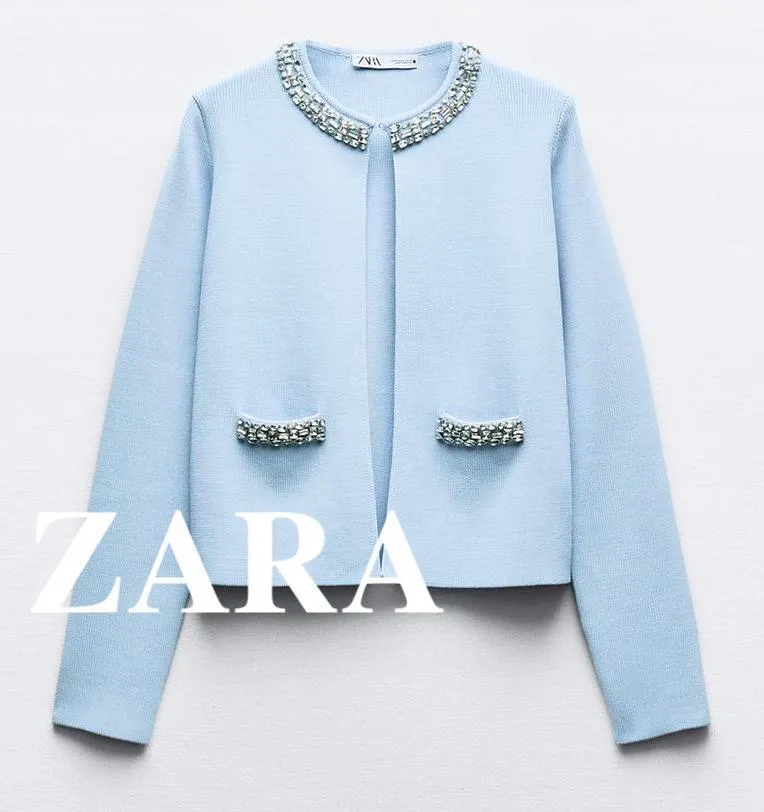 ZARA  |Casual Style Long Sleeves Elegant Style Formal Style