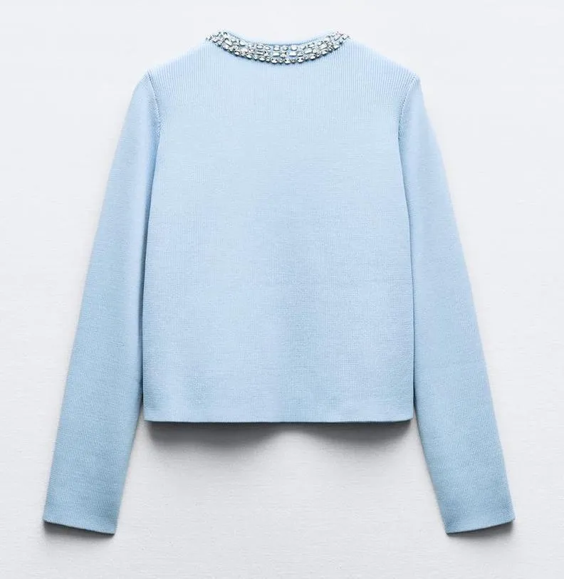 ZARA  |Casual Style Long Sleeves Elegant Style Formal Style